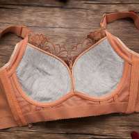 小胸罩加厚杯少女无钢圈文胸收副乳蕾丝性感聚拢调整型内衣女胸罩