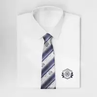 jk/dk制服领带女衬衫小物手系提花学院风领结