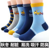 防臭耐脏秋冬儿童袜子中筒袜棉男童女童小孩中大童宝宝春秋棉袜