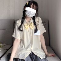 饭小姐日系学院风正统jk衬衫女学生基础款娃娃领衬衣上衣