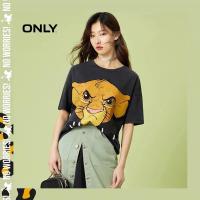 商场同款2021夏季新款狮子王同款卡通棉宽松t恤女|121201147