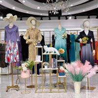 大码女装 撤柜折扣气质连衣裙 三宅商场孤品妈妈装