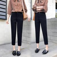 小个子女装145八分西装裤女夏矮个子穿搭150显高腰九分休闲裤xs码