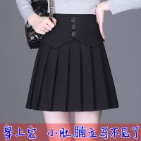 黑色百褶裙短裙女2021年夏季新款半身裙高腰小黑裙显瘦a字裙伞裙