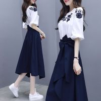 单件/套装范两件套连衣裙女2020春夏新款气质韩版套装女裙子