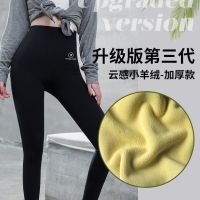 vc柠檬润肤芭比裤秋冬外穿女收腹提臀高腰加绒厚鲨鱼皮打底飞行裤