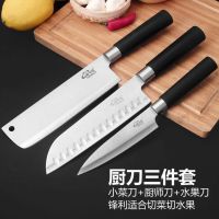 不锈钢水果刀家用厨师刀瓜果刀切水果厨房削果皮器小菜刀单支套装