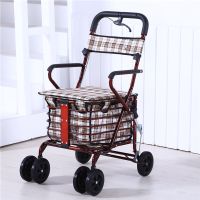 老年老人买菜车单双排轮万向老人手推车多款可选
