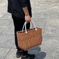 采摘框手提小篮买菜篮子收纳筐洗澡篮购物篮野餐篮ins沙滩包