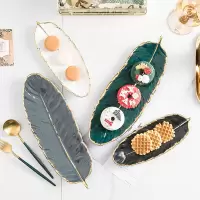 北欧ins陶瓷饰品收纳盘子家用零食糖果盘创意点心早餐盘