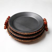 圆形农家乐创意色酒店用品餐具不粘铁锅大盘鸡小龙虾盘子鱼头盘