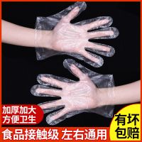 盒装抽取式透明手套一次性薄膜手套加厚餐饮美容烘焙小龙虾用手套