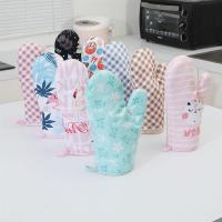 两只装 烘焙手套厨房耐高温加厚隔热烤箱微波炉防烫手套