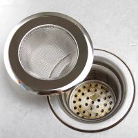 厨房水槽过滤网洗菜盆水池漏斗下水道不锈钢地漏垃圾提笼防堵