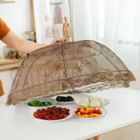 菜罩家用折叠可拆洗饭菜防尘蚊苍蝇罩子餐桌剩菜食物盖菜罩遮菜伞