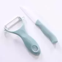 陶瓷刀三件套家用厨房用品学生水果刀削皮器菜板砧板小刀套装便携