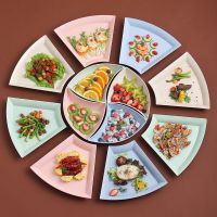 同款拼盘组合家用摆盘创意饭桌火锅年夜饭糖果盘菜盘餐具套装