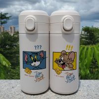 tom and jerry保温杯猫和老鼠水杯汤姆杰瑞杯子小巧便携不锈钢杯