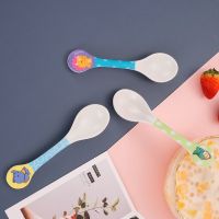 竹纤维环保勺子创意卡通家用吃饭小勺子便携可爱学生儿童勺子餐勺