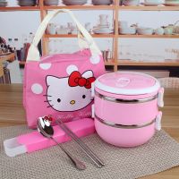 多层不锈钢饭盒保温桶分格上班族女便当盒学生大容量便携多层餐盒