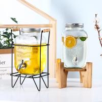 泡酒玻璃瓶密封罐带龙头可乐桶冷水桶果汁罐水果饮料桶玻璃酵素桶
