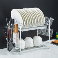 厨房置物架用品用具晾洗放沥水碗架碗柜碗碟碗筷盘刀收纳盒餐具架