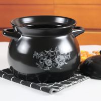 砂锅煲汤炖锅煤气灶专用大容量特大号家用燃气陶土沙锅老式耐高温