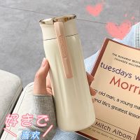 高颜值保温杯女生网红ins学生情侣杯子简约日式男士便携水杯
