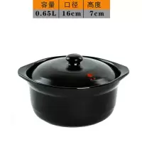 耐高温炖砂锅家用明火宝宝辅食煮粥汤煲罐子宽口米线焖肉菜锅