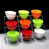 自助餐厅餐具器皿火锅蘸料斜口沾料调料调味小料碗展示盘架子多层