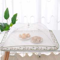 折叠菜罩新款夏季盖菜罩餐桌罩家用防蚊蝇饭菜罩遮菜罩食物罩