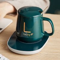 暖暖杯55℃度恒温杯子热牛奶智能保温碟水杯保温杯子生日礼品