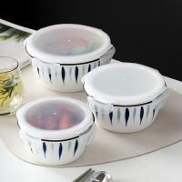 带盖陶瓷密封饭碗泡面碗大号保鲜盒上班带饭菜专用家用餐具微波炉