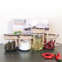 家用玻璃器皿调味收纳盒套装酱油醋盐佐料瓶油瓶调料礼盒