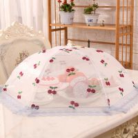 欧式可折叠大号圆形剩饭罩长方形餐桌罩饭菜罩食物罩剩菜罩子菜伞