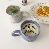 ins网红不规则泼墨杯子家用咖啡杯创意陶瓷马克杯办公室水杯