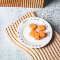 ins北欧艺术木质托盘 家用实木蛋糕面包盘子日式餐厅茶盘餐盘砧板