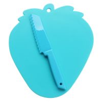 儿童水果刀幼儿园用安全不手塑料刀蔬菜瓜果刀玩具小刀菜板套装