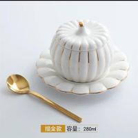 酒店欧式月子中心陶瓷燕窝炖盅隔水炖盅家用糖水甜品碗汤盅