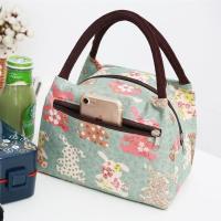 新款多拉链防水牛津布女包休闲手提包妈咪出行小布包饭盒袋便当包