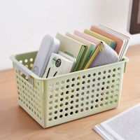 桌面收纳盒文件置物收纳筐杂物零食厨房洗菜篮幼儿园玩具收纳篮子