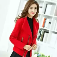 加棉加厚毛呢外套女短款呢子2021秋冬韩版毛呢外套