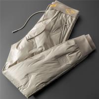 御寒轻奢户外御寒白鹅绒怪兽压胶情侣加厚防水小脚休闲羽绒裤男