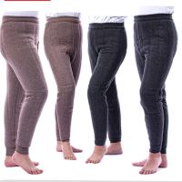 内蒙古高腰三层加厚驼绒棉裤的男女款中老年人户外加绒羊绒