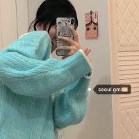 秋冬季新款韩风2021女学生宽松百搭长袖圆领色毛衣潮学院风韩系