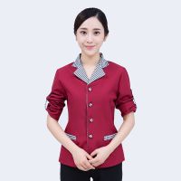 保洁服上衣酒店宾馆客房饭店服务员pa清洁工作制服长袖秋冬装女士