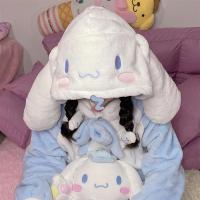 韩版秋冬睡衣套装女学生ins珊瑚绒可爱玉桂狗加绒加厚宿舍可外穿