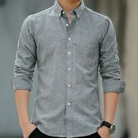 60%棉/韩版宽松男装男士长袖痞帅衬衫牛津纺衬衣男夏季潮帅气