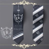 奥杰之舞jk制服领带女手打结提花蓝色校园潮正版