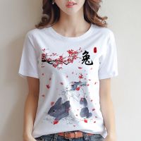 短袖t恤十二生肖男女新款中国民族风大码情侣亲子装夏季创意衣服